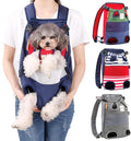 Dog Carrier Backpack, Pet Front Carrier Backpack Legs Out Dog Chest Carrier for Small Medium Dogs, Hands-Free Cat Backpack Carrier Dog Travel Backpack Airline Approved Hiking Bike Motorcycle