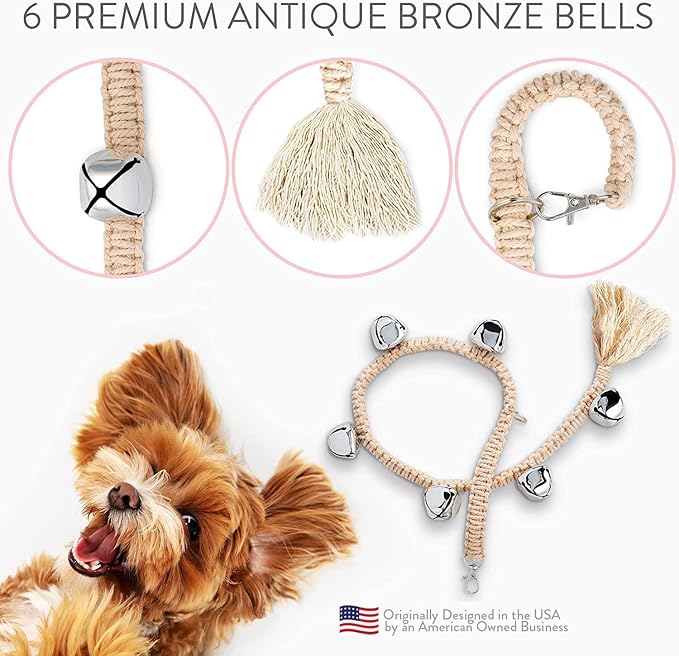 Training Dog Door Bells to Go Outside - Jingle Bells, 1-Pack