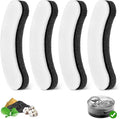 4 Pack Replacement Filters for DF10 & DF30 Automatic Pet Water Dispenser, Triple Filtration Dog Water Filter Replacement, Carbon Cat Water Fountain Filters