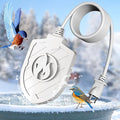 100W Bird Bath Heater, Birdbath Heaters for Outdoor Bird Bath Water Heater in Winter Submersible Thermostat Control, Heated Bird Bath Deicer for Outside Bird Chicken Poultry Livestock (White)
