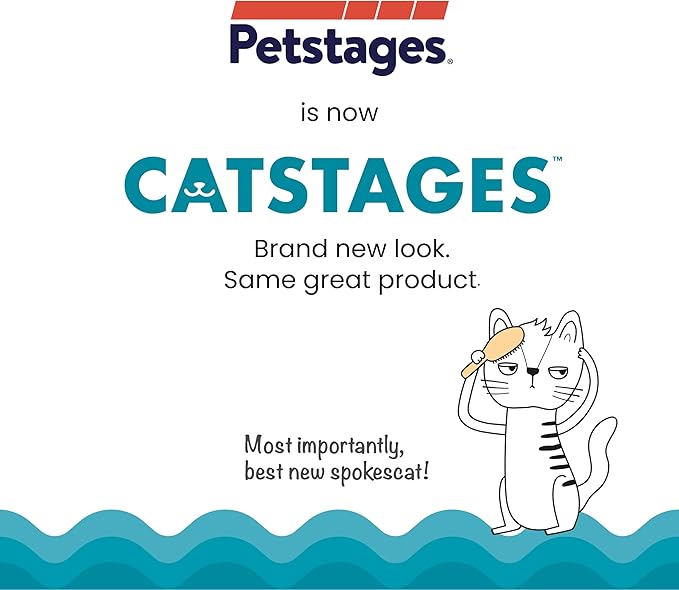 Catstages Fresh Breath Mint Stick Dental Cat Chew Toy with Catmint,Teeth Cleaning & Fresh Breath,Solo or Interactive Play,Green,(Pack of 2)