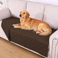 hyha Waterproof Dog Bed Blanket, Soft Pet Blankets, Waterproof Couch Cover for Dogs, Reversible Sofa Covers Washable for Furniture (40x80 Inch, Chocolate/Chocolate)