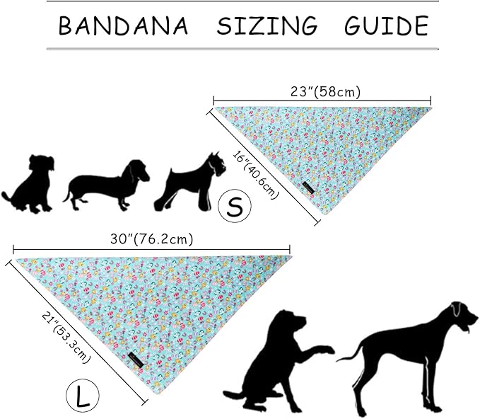 ARING PET Easter Dog Bandanas, Green Chick Eggs Pet Bandana Scarf Triangle Bibs for Puppy Small Medium Large Boy Girl Dogs Cats-S
