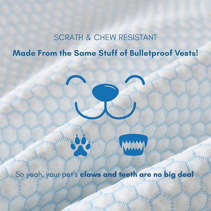 petfelix Mewfort Dog Cooling Mat, Chew & Scratch Resistant Dog Cooling Pad for Extra Large Dogs, Self Cooling Mat for Dogs, No Water or Electricity Needed (XL 39.4"x27.6")