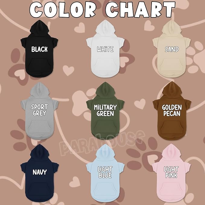Personalized Dog Hoodie, Custom Embroidered Name Pet Hoodie, Warm Winter Outfit for Dogs, Pet Clothes, Gift for Dog Lovers 1
