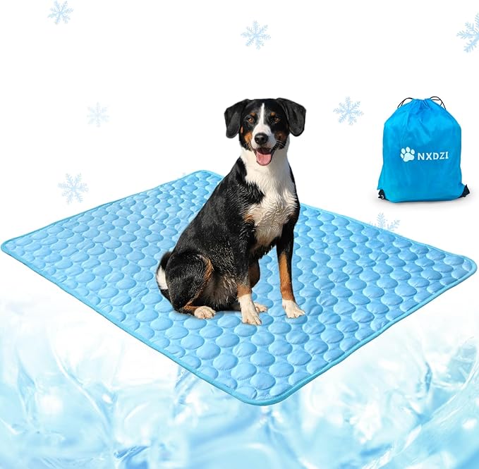 Dog Cooling Mat for Dogs, Pet Cooling Pad Bed for Dog Easy Washable for All Types of Pets and Perfect for Both Indoor and Outdoor Use, Including Car Seats 59" x 40"