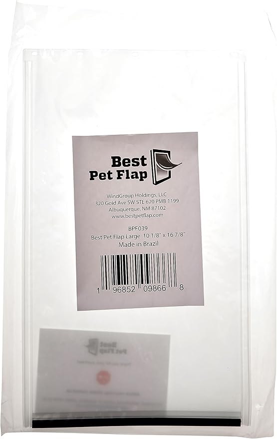 Large Replacement Dog Door Non PVC Flap Fits PetSafe PAC11-11039 - Measures 10 1/8" x 16 7/8" Longer Lasting, Most Energy Efficient, Less Shrinkage, BPA Free (Pack of 2)