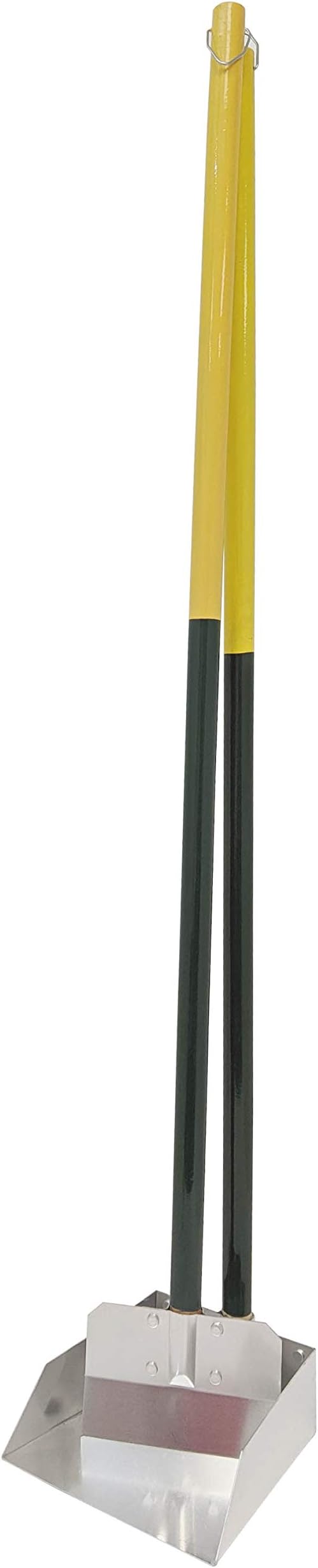 Four Paws Stainless Steel Long-Handled Dog Pooper Scooper Spade & Pan 2 Piece Set, Pet Waste Pickup Tool, 38" x 7"