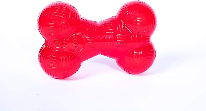 SPOT Play Strong Bone- Durable TPR Long Lasting Dog Chew for Aggressive Chewers, Hole for Treats, Virtually Indestructible Toy for Medium Dogs & Puppies - 5.5 inch