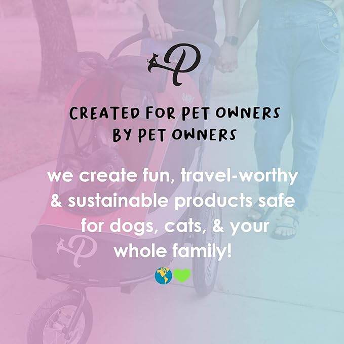 Petique The Backpacker Pet Carrier - Coral: for Small Dogs/Cats/Pets, Storage Pocket, Luggage Handle Slit, Leash Inside, Adjustable Straps, Reversible Mat, 3 Entryways, Folds Flat, Reflective Strip