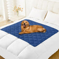 Smiry Waterproof Dog Bed Cover Blanket 40x50, Soft Reversible Pet Blanket, Washable Leakproof Cats Dogs Couch Cover for Sofa, Couch, Furniture, Navy/Blue