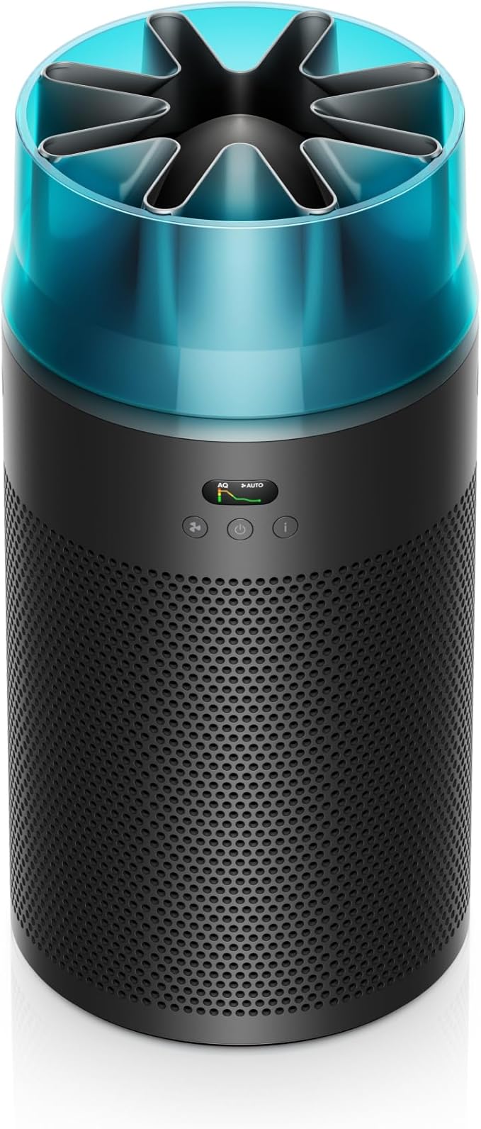 Dyson Hushjet Compact Purifier, Engineered for Powerful, Whisper-quiet, Whole-room Air Purification, Homes with Pets, Allergies, Fully-sealed filtration, 5-year no change filter (Black/Teal)