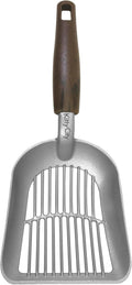 Kitty City Metal Cat Litter Scoop – Durable Non-Stick Aluminum Cat Scoop with Ergonomic Handle, Wide Slotted Design for Easy Cleaning, Reusable & Long-Lasting