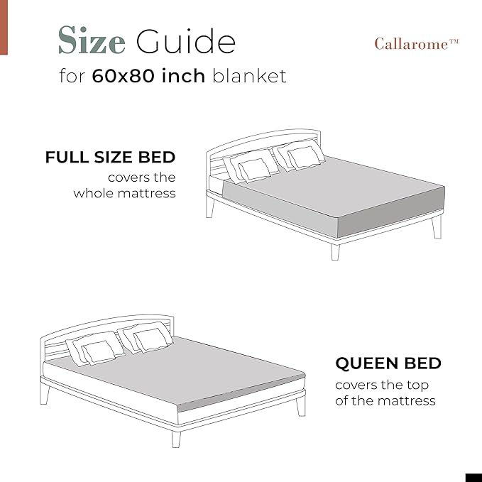 Waterproof Blanket for Bed or Couch – Soft and Leakproof Waterproof Throw Blanket, Water Proof & Stain Resistant Easy to Clean Throw Blanket Cover for Adults or Pets, Reversible Blue/Beige 60"x80"
