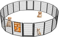 Dog Fence Outdoor Pens Outside,Portable Dog Play Pen 40" H 20 Panels Pet Playpen Exercise Pens for Puppys Small Medium Large Dogs RV Camping Yard Garden Indoor Wide Gate