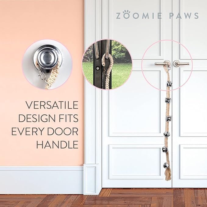 Training Dog Door Bells to Go Outside - Jingle Bells, 1-Pack