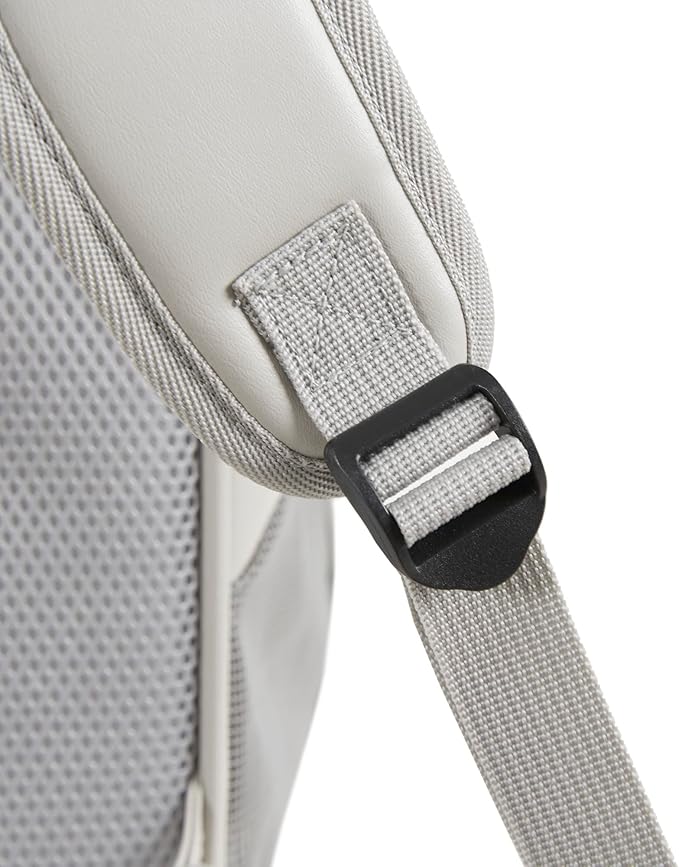 Friends Forever Cat Backpack, Dog Carrier for Small Dogs Travel Bag with Padded Straps, Removable Sherpa Mat, Fully Ventilated, Front Viewing Window, Grey