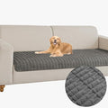 Muamar Dog Bed Cover, Anti-Slip Waterproof Sofa Protector, Living Room Couch Covers, Dog Mat, Pet Pad for Furniture - 30x82 inch, Dark Grey