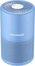 FULMINARE Air Purifiers for Home Bedroom H13 HEPA Air Purifier, 3 Speeds, Timer, 24dB, Small Mini Air Purifier with Night Light, Deep Blue