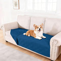 hyha Waterproof Dog Blanket, Reversible Pet Bed Blanket, Soft Sofa Couch Cover for Dogs Washable, Waterproof Pet Couch Covers for Sofa Puppy Cats Furniture Protector(40"x70", Navy Blue/Navy Blue)
