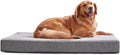 Extra Large Dog Bed, Cooling Dog Beds for Large Dogs, Washable Orthopedic Pet Bed for Crate with Joint Relief Memory Foam, Waterproof Liner and Plush Cover (41"x 29")