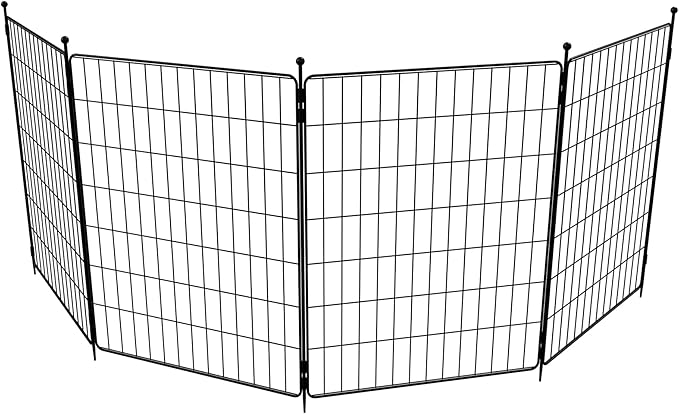 FXW MiniPaws Unleashed Dog Playpen, Expandable & Portable Design for Yard, RV Camping and Indoor Use, for Small and Medium Dogs, 32-inch 4 Panels