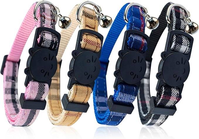 Yizepet Cat Collars with Bells, Breakaway Kitten Collar, Cute Kitty Collar, Pet Supplies Accessories