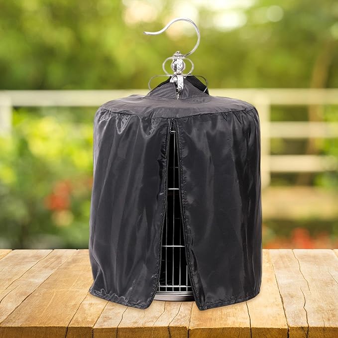 Bird Cage Cover Birdcage Cover Protector Washable Sunproof Dustproof Windproof for Lovebirds Parrot Budgies Home Use Indoor, 40cmx46.5cm