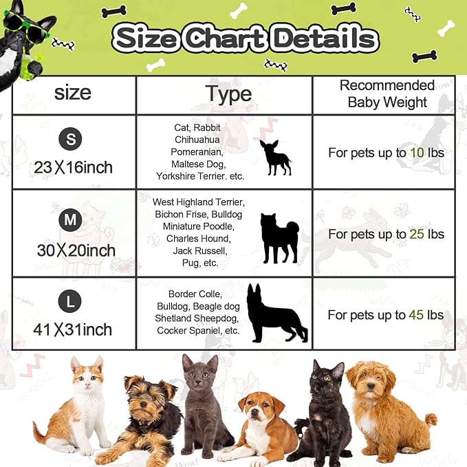 Rezutan Small Dog Blankets 3 Pack for Pet Cat Soft Fuzzy Washable Puppy Blankets, Reversible Paw Print Suitable for Dog Kennels & Beds Sofas Gifts Puppy Essentials, 23x16 inch