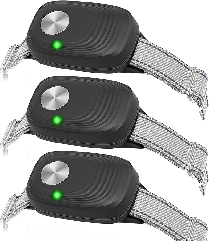 Automatic Pet Door Collar - Compatible with High Tech Pet Doors - Replaces MS-4 & MS-5 Collar Keys - Gray-3PK