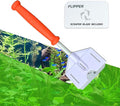 FLIPPER Platinum Stubby Hand Algae Scraper – Aquarium Glass & Acrylic Cleaner with Precision Scraper Blade, Fish Tank Cleaning Tool for Freshwater & Saltwater Aquariums (10” Rigid Shaft)