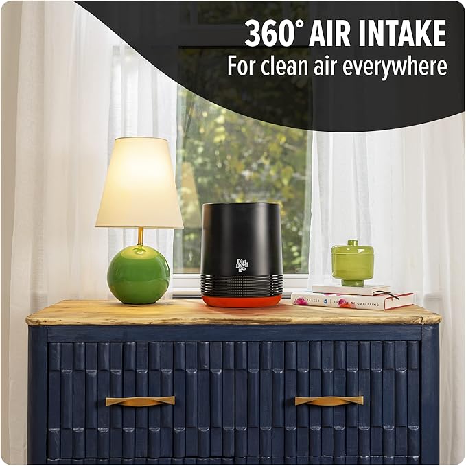 Dirt Devil Air Purifier Filter Replacement, 3-in-1 H13 HEPA Filtration, High-Efficiency Activated Carbon, White, Part # AD46000V, Dirt Devil Air Purifiers Filter Replacement