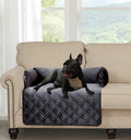 Brilliant Sunshine Premium Calming Dog Bed Mat, Silky Velvet, Removable Washable Cover, Cushion Protector and Couch Covers for Dogs, Pets, Cats, Medium, Grey