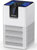 Air Purifiers for Home Large Room 1250 Ft²,MOOKA H13 HEPA Air Purifier for Pets Dust Odor Smoke,Aromatherapy Function,Air Cleaner with 15dB Quiet Sleep Mode for Bedroom Office Living Room,M05,White