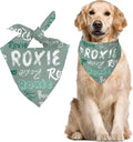 Custom Pet Scarf Personalized Dog Bandana with Name Personalized Add Your Text Bibs Triangle Head Scarfs Gift for Small Medium Large Dogs Cats Baby Puppy Pets Accessories