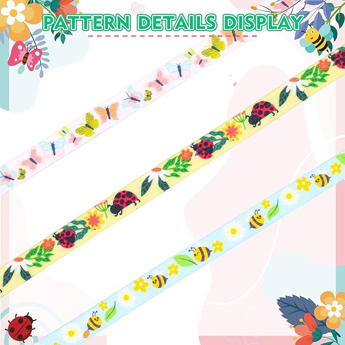 PUPTECK Spring Breakaway Cat Collars with Bell - 3 Pack Pet Collar with Cute Pendants for Girl Boy Kitten Puppy and Small Pets