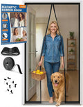 Premium Magnetic Screen Door, Heavy-Duty Reinforced Mesh, Ultra-Dense Weave, Smooth Auto-Close, Pets & Kids – Hands-Free, No-Gap Seal