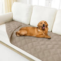 Smiry Waterproof Dog Bed Cover Blanket 30x70, Soft Reversible Pet Blanket, Washable Leakproof Cats Dogs Couch Cover for Sofa, Couch, Furniture, Taupe/Taupe