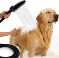G-Promise 3 Mode Dog Shower Attachment with Pause Mode, Dog shower Sprayer with 86 Inches Stainless Steel Hose, Metal Diverter, Adhesive Holder, for Fast and Easy Dog Bathing and Cleaning(Matte Black)