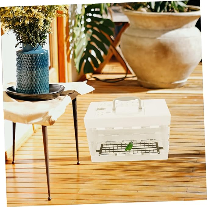 UPKOCH Portable Bird Carrier Cage for Travel Lightweight Bird Travel Carrier for Hiking Camping and Outdoor Activities