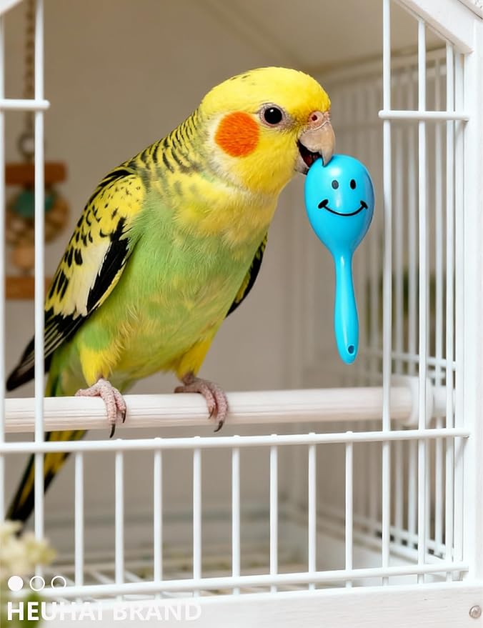 22-Pack Bird Toys for Parakeets & Small Birds – Colorful Cage Fun with Bells & Rattan Balls (1.6'' - 5.5'')