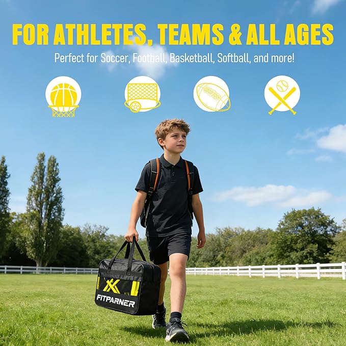 Agility Ladder, Soccer Football Training Equipment Set - 20ft Speed Ladder, 4 Hurdles,Parachute, 12 Cones & Jump Rope | Agility & Speed Training for Kids Youth Adults,Basketball & Football Accessories