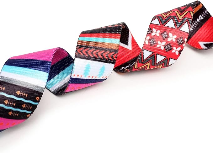 Mercano Adjustable Dog Collar - Special Design Patterns, Soft Nylon Comfortable Durable Pet Collar for Small Medium Large Dogs (XS, Tribal Pink)