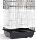 Shappy Large Bird Cage Seed Catcher,Bird Cage Cover Net Skirt Guard,Adjustable Soft Airy Mesh Net for Parrot Parakeet Macaw(78.7 x 15 Inch/ 200 x 37 cm,White)
