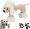 Linen Safari Companions, Squeaky Dog Chew Animals, with Durable Linen Material, Durable and Resistant to Chewing, for Relieve Dog's Boredom (Sheep)