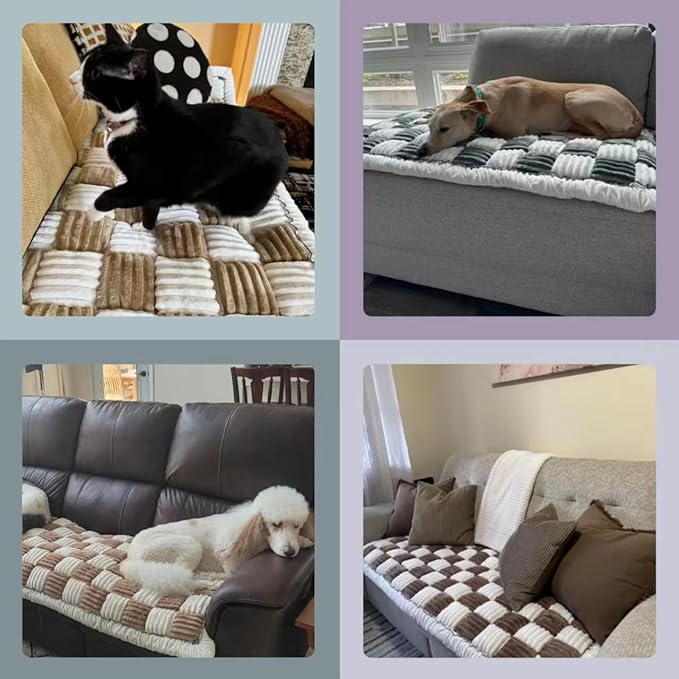 Dog Couch Cover Protector, Dog Couch Coves for Sofa, Couch Cushion for Dogs Washable, Pet Mat Bed Couch Covers for Large Dogs