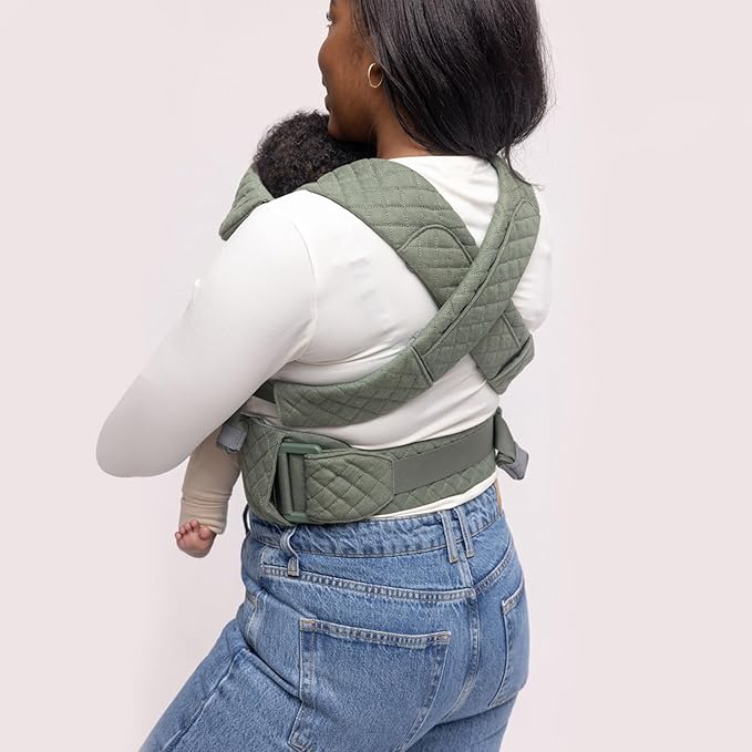 WildBird - Aerial Buckle Carrier - 2-24 Months - Standard (XS-XL) Treepie - Front or Back Carry - Cross Straps, Lumbar Support, Headrest - Hip Healthy - Baby Carrier, Baby Essentials, Amazon Exclusive