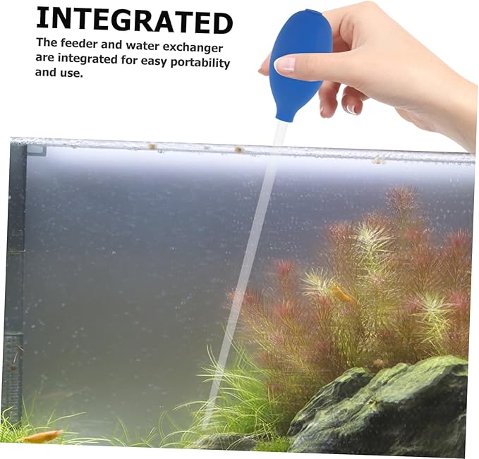 Coral Feeder and Water Changing Tool for Fish Tank Aquarium Cleaning Tool Easy Use Siphon Function for Coral Ecosystems and Water Maintenance