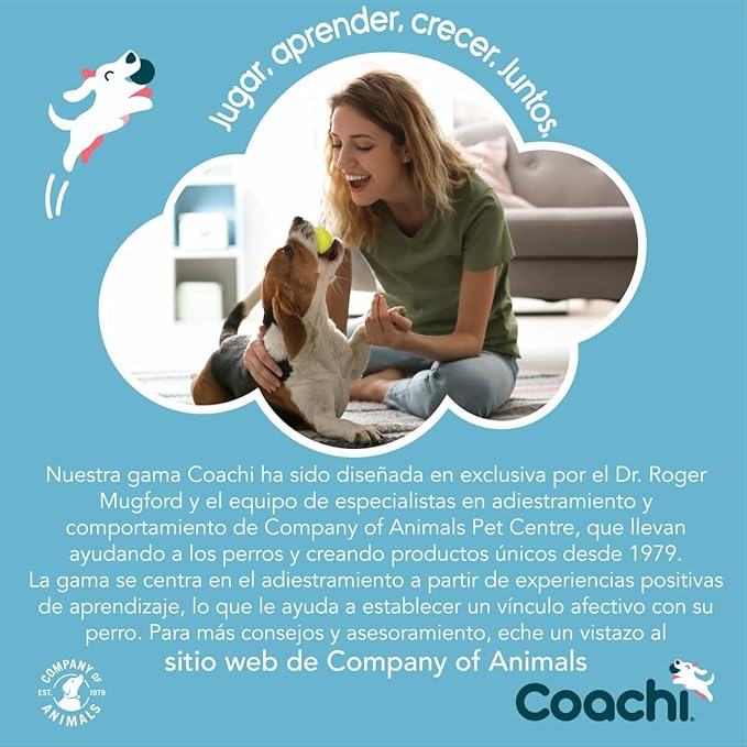 Company of Animals Coachi Target Stick, Telescopic Design with Large Ball for Target, Dog Accessory for Clicker & Agility Training, Teach Commands and Tricks