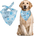 Custom Pet Scarf Personalized Dog Bandana with Name Personalized Add Your Text Bibs Triangle Head Scarfs Gift for Small Medium Large Dogs Cats Baby Puppy Pets Accessories